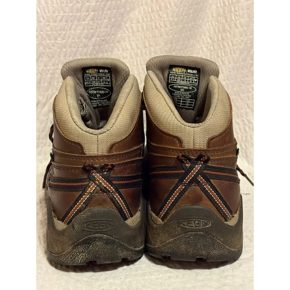 Keen Detroit XT Waterproof Soft Toe Leather Work Boots EH Rated Men’s Size 14D